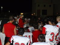 Coach Sell makes post San Mateo victory remarks to team