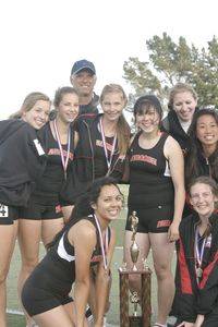2010 PAL Champs and their trophy with Coaches larios & Canfield