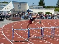 300m Hurdles prelims finds Savanna running to a personnel best as she attempts to qualify for CCS Finals.